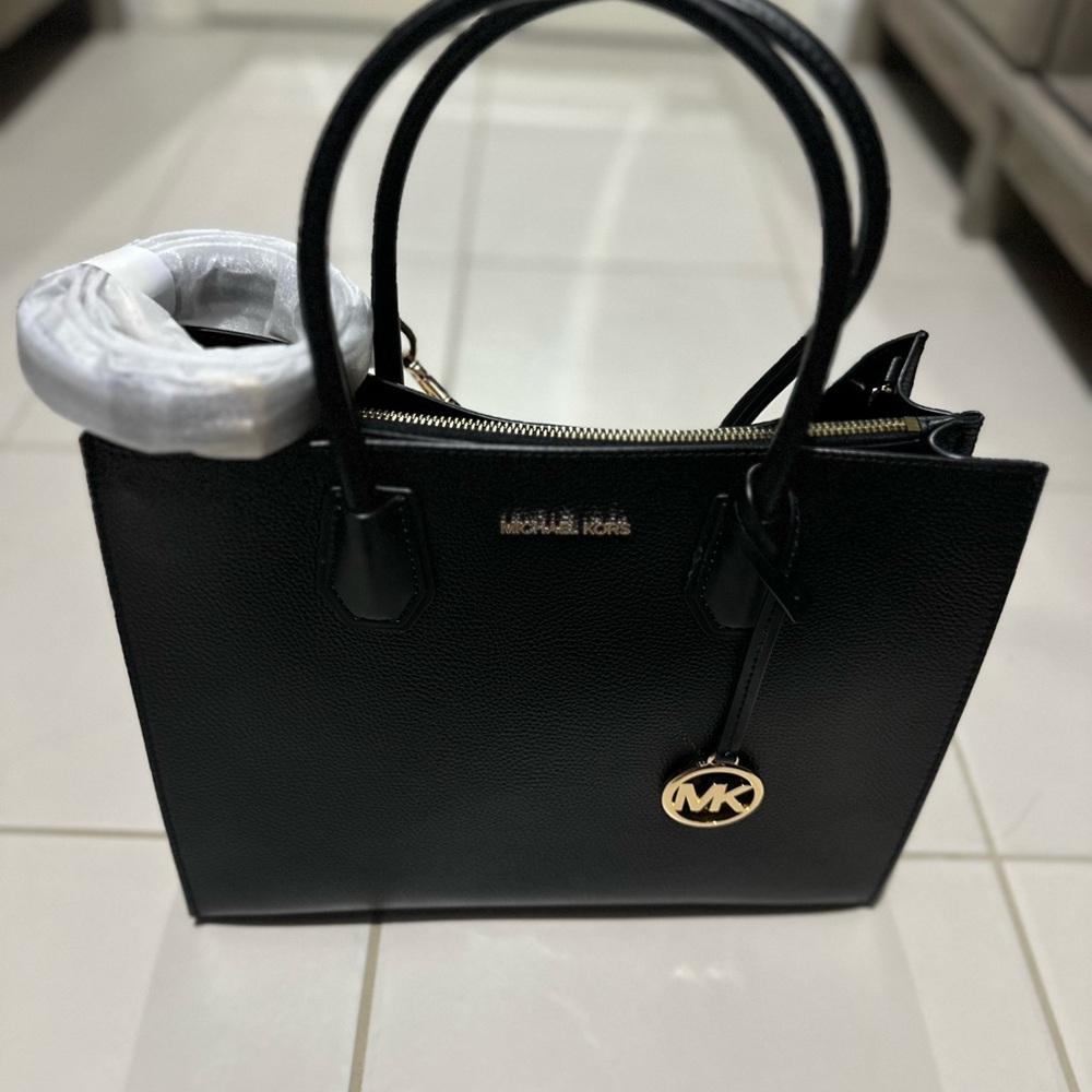 Michael Kors Black Saffiano Leather Tote